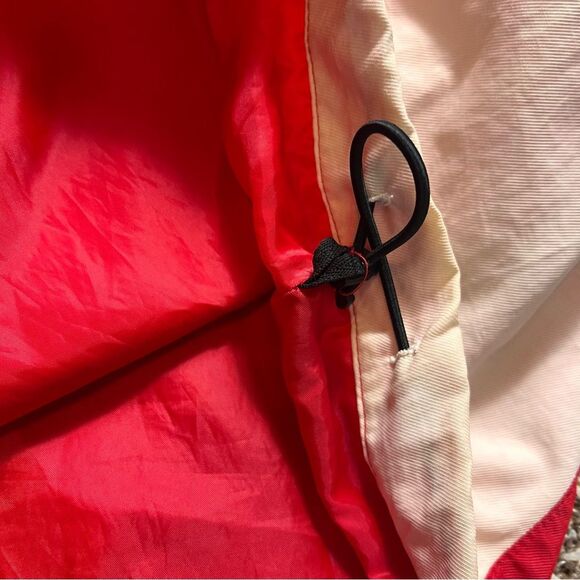 Champion Logo Scout Red Pullover Windbreaker Jacket Men’s 3XL V Neck B2410 - Picture 11 of 12